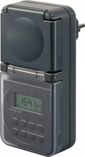 Brennenstuhl DIGITAL TIME SWITCH GRAY WEEKLY - Programatory czasowe - miniaturka - grafika 1