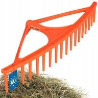 Grabie i motyki - GRABIE GRABKI OGRODOWE PLASTIKOWE 18-ZĘBNE DO LIŚCI TRAWY SIANA BEZ TRZONKA - miniaturka - grafika 1