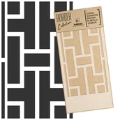 Szablony malarskie - szablon malarski border - bordiura // CHIŃSKA BALUSTRADA #1 - Rozmiar L (45x95 cm) - miniaturka - grafika 1