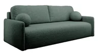 Sofy i kanapy - Kanapa GLOVE funkcja spania pojemnik sofa tkanina BARANEK ciemna zieleń - miniaturka - grafika 1