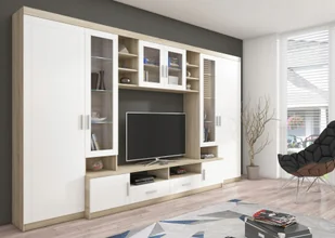 Nowoczesna meblościanka Paris do salonu, pokoju - Meblościanki - miniaturka - grafika 1