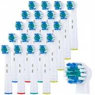 Końcówki do szczoteczek elektrycznych - KOŃCÓWKI DO SZCZOTECZKI ORAL B BRAUN ELEKTRYCZNEJ ORALB ZESTAW 20 SZTUK - miniaturka - grafika 1