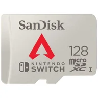 Karty pamięci - SanDisk Karta Nintendo Switch Apex Legends MicroSDXC 128 GB Class 10 UHS-I/U3 SDSQXAO-128G-GN6ZY SDSQXAO-128G-GN6ZY - miniaturka - grafika 1