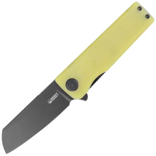 Nóż składany Kubey Knife Sailor Translucent Yellow G10, Blackwashed AUS-10 by Sekira Sochi (KU317B) - Noże - miniaturka - grafika 1