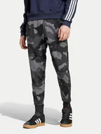 Spodnie sportowe męskie - adidas Spodnie dresowe Seasonal Essentials Camouflage IY6636 Szary Regular Fit - miniaturka - grafika 1