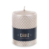 Świece - Art Pol Pol Pl Rose Gold Świeca Cadiz Średni Walec Fi 9,5 142811 - miniaturka - grafika 1