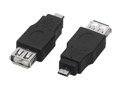 Złącza, przejściówki, adaptery - Adapter Usb Gn Gniazdo do Micro Usb Przejściówka - miniaturka - grafika 1