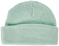 Czapki damskie - bestseller a/s Damska czapka beanie VMLEFILE Short Beanie NOOS w kolorze zielonym/szczegóły: W. Melange, One Size - miniaturka - grafika 1