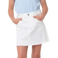Spódnice - Spódnica dziewczęca Tom Tailor Denim biała jeansowa-152 - miniaturka - grafika 1