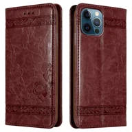 Etui i futerały do telefonów - Etui ochronne Cadorabo do Apple iPhone 12 PRO MAX w kolorze czerwonym Etui na telefon komórkowy Pokrowiec Etui z funkcją podstawki - miniaturka - grafika 1