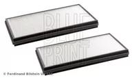 Filtry kabinowe - Komplet filtrów, wentylacja przestrzeni pasażerskiej Blue Print ADBP250002 - miniaturka - grafika 1