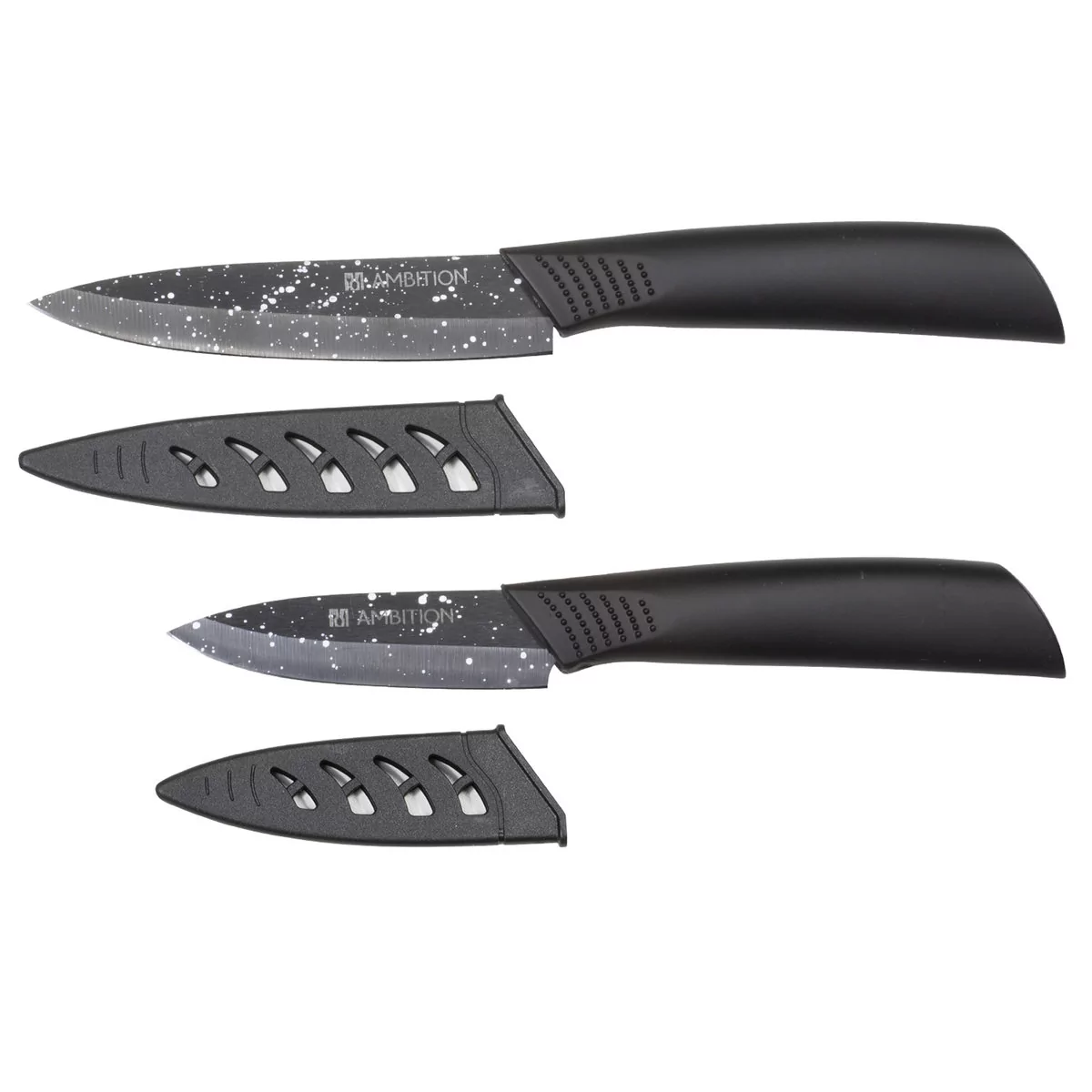 Nóż ceramiczny i nóż obierak SKIV, czarne