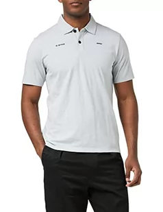 G-STAR RAW Męska koszulka polo z logo Slub, Szary (Magnez D21508-b255-1328), M - Koszulki męskie - miniaturka - grafika 1