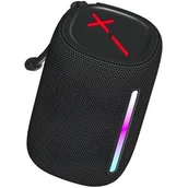 Głośniki przenośne - Forever BS-10 LED Czarny - miniaturka - grafika 1