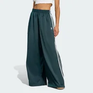 Spodnie damskie - Spodnie dresowe Adicolor Satin Wide Leg - Adidas - miniaturka - grafika 1
