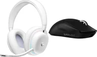 Zestawy myszka + klawiatura - Logitech G735 Białe 981-001083 + G PRO X SuperLight 2 910-006630 - miniaturka - grafika 1