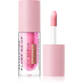Balsamy do ust - Makeup Revolution Rehab Plump Me Up Odżywcze serum do ustPink Glazura Lip Serum) 4,6 ml - miniaturka - grafika 1