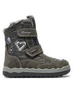 Buty dla dziewczynek - Primigi Śniegowce GORE-TEX 4885222 M Szary - miniaturka - grafika 1