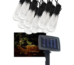 LED Zewnętrzny łańcuch solarny 10xLED/1,2V 2,2 m IP44 - Lampy ogrodowe - miniaturka - grafika 1