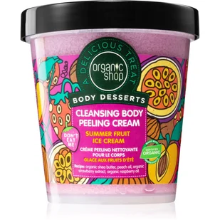 Organic Shop Body Desserts Oczyszczający krem-peeling do ciała Summer Fruit Ic - Peelingi do ciała - miniaturka - grafika 1