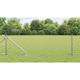 Lumarko Ogrodzenie z słupkami Srebrny 0.6 x 25 m Stal - Ogrodzenia Lumarko Ogrodzenie z słupkami Srebrny 0.6 x 25 m Stal - Ogrodzenia - miniaturka - grafika 1
