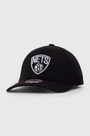 Czapki męskie - Mitchell&Ness czapka z daszkiem z domieszką wełny kolor czarny z aplikacją - miniaturka - grafika 1