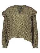 Bluzki damskie - Pepe Jeans Bluzka w kolorze granatowo-żółtym - miniaturka - grafika 1