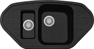 Zlew PLADOS CORTINA CZARNY MAT (black mat 70) (SP098170) - Zlewozmywaki - miniaturka - grafika 1