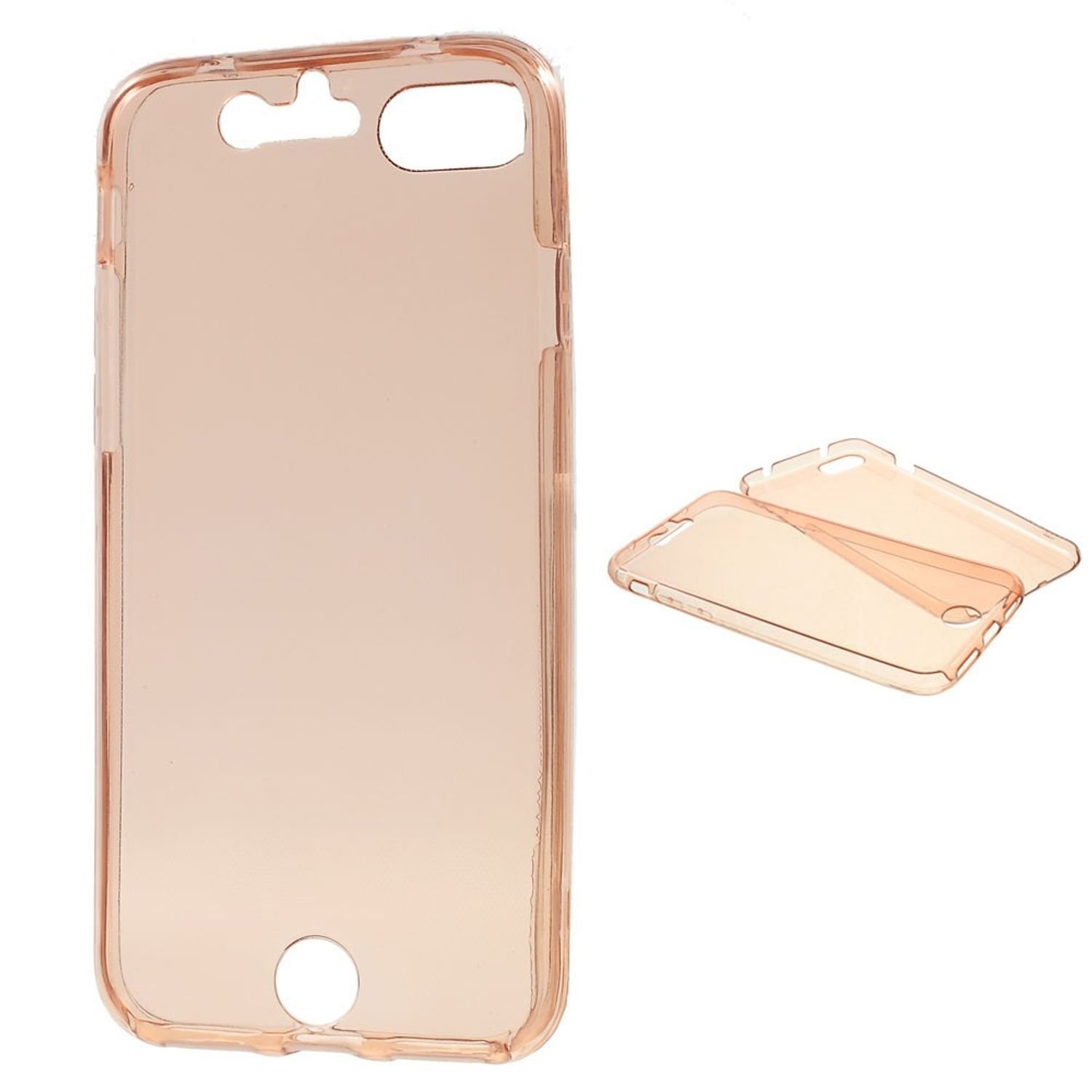 Etui na telefon komórkowy Apple iPhone SE 2022 Full Body 360 stopni, kolor: różowy