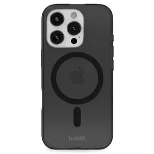 Etui HOLDIT MagSafe do Apple iPhone 16 Pro Max Czarny transparentny - Etui i futerały do telefonów - miniaturka - grafika 1