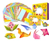 Przybory szkolne - Zestaw DIY origami 108 arkuszy - miniaturka - grafika 1