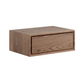 Szafki nocne - Szafka nocna dębowa wisząca dąb dymiony Adria - miniaturka - grafika 1