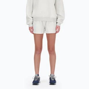 Spodenki damskie New Balance French Terry ash heather - Spodnie sportowe damskie - miniaturka - grafika 1