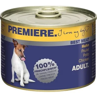 PREMIERE Best Meat Adult Kurczak 12x185 g - Mokra karma dla psów - miniaturka - grafika 1