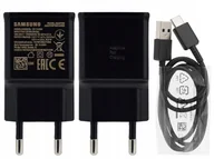 Ładowarki do telefonów - EP-TA200EBE + EP-DR140ABE Samsung 15W Travel Charger + USB-C Data Cable Black (OOB Bulk) - miniaturka - grafika 1