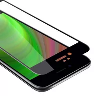 Szkła hartowane na telefon - Szkło Hartowane Do Apple iPhone 7 PLUS / 7S PLUS / 8 PLUS w PRZEZROCZYSTY Z CZARNYM Folia pancerna Ochronny Tempered Glass Cadorabo - miniaturka - grafika 1