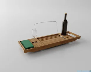 The North Bath półka bambusowa uniwersalna na wannę BBS-01 | - Wanny z hydromasażem - miniaturka - grafika 2