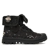 Botki damskie - Trapery Palladium Baggy Hopper Tunnels 94625-008-M Czarny - miniaturka - grafika 1