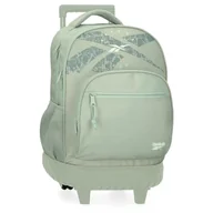 Plecaki - Reebok Plecak Trace, kompaktowy, 2 koła, zielony, 32 x 43 x 21 cm, poliester, 28,9 l, firmy Joumma Bags - miniaturka - grafika 1