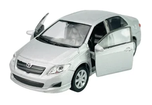 WELLY 2009 TOYOTA COROLLA SREBRNA 1:34 43608 - Samochody i pojazdy dla dzieci - miniaturka - grafika 1