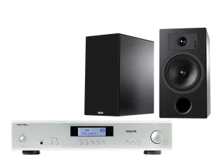 Rotel A11 Tribute (srebrny) + Tesi 3 (czarny) - Zestawy stereo - miniaturka - grafika 1
