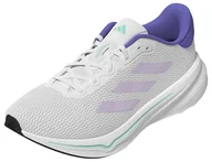 Piłka nożna - adidas Damskie półbuty Response W niepiłkarskie, Ftwr biały fioletowy odcień Flash Aqua, 38 2/3 EU - miniaturka - grafika 1