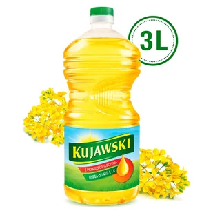 Kruszwica OLEJ Kujawski 3L - Olej spożywczy - miniaturka - grafika 1