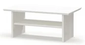 Ławy i stoliki kawowe - Biała prostokątna ława z półką Z6-L20 - miniaturka - grafika 1