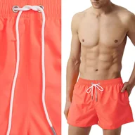 Kąpielówki męskie - KĄPIELÓWKI MĘSKIE Atlantic Szorty Kąpielowe Neonowe Szybkoschnące - XL - miniaturka - grafika 1