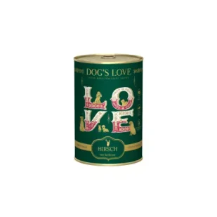 Dogs Love Winter Menu Hirsch - mięso jelenia z kasztanami 400 g - Mokra karma dla psów - miniaturka - grafika 1