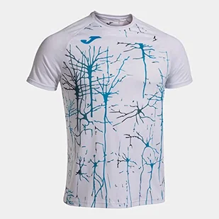 Joma Męski T-shirt z krótkim rękawem, biały, XXXXS - Koszulki męskie - miniaturka - grafika 1