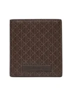 Portfele - Calvin Klein Duży Portfel Damski Coated Ns Slim Billfold LV04D1084G Brązowy - miniaturka - grafika 1