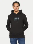 Bluzy męskie - Calvin Klein Bluza Gradient Logo K10K113771 Czarny Regular Fit - miniaturka - grafika 1