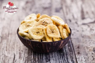 Chipsy bananowe kawałki 500g - Orzechy i nasiona - miniaturka - grafika 1